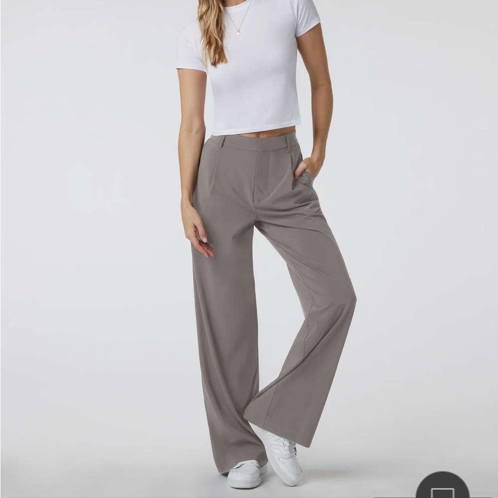 Vuori Villa Trouser in Walnut - Picture 3 of 9